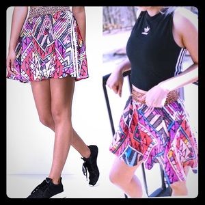 NWT Adidas Originals Leopard Farm Skirt XS
